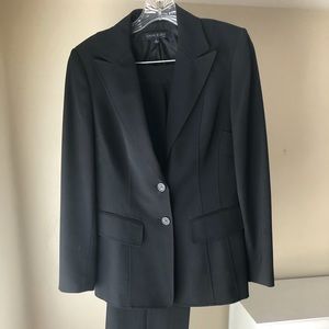 Anne Klein black pant suit.